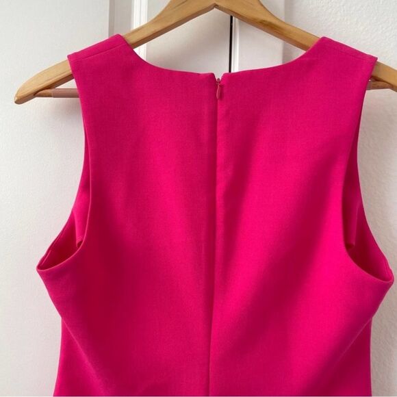 NEW Likely Josephine Square Neck Mini Dress in Fuschia Pink sz 6 - Picture 6 of 9